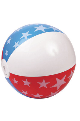Prime Line BB111 - Patriotic 16-Inch Inflatable Vinyl Beach Ball