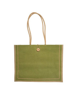Prime Line LT-3431 - Eco-Friendly Jute Tote with Cotton Rope Handles