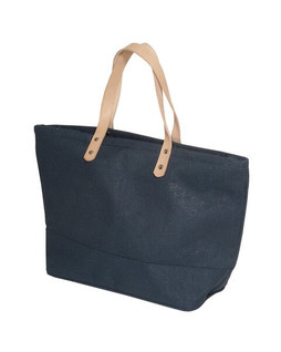 Prime Line LT-4248 - Eco-Friendly Jute Tote with Leather Handles