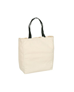 Prime Line LT-3300 - Eco-Friendly Cotton Canvas Tote Bag with Long Handles