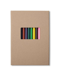 Prime Line NB455 - Set de Dibujo con Lápices de Colores y Sacapuntas