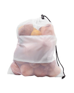 Prime Line BG600 - Durable Polyester Mesh Drawstring Backpack
