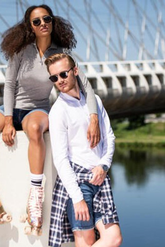 Malfini 231 - Classic Long Sleeve Pique Polo with Ribbed Collar