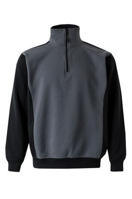 Velilla 105703 - SWEAT BICOLORE DEMI-ZIP