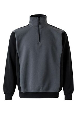Velilla 105703 - SWEAT BICOLORE DEMI-ZIP