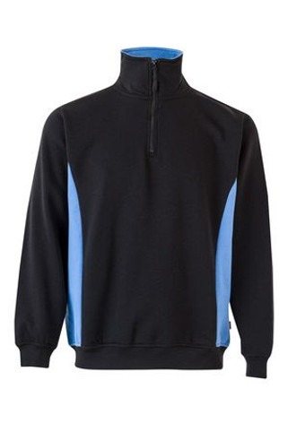 Velilla 105704 - TWO-TONE QUARTERZIP SWEATSHIRT