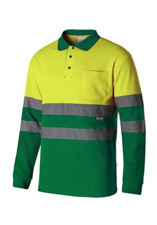 VELILLA 305515 - HV LS TWEEKLEURIGE KATOENEN POLO