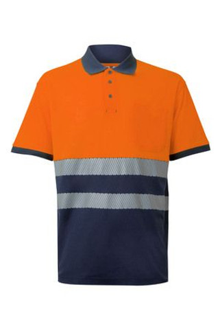 Velilla 305523 - POLO COTON BICOLORE MC RS