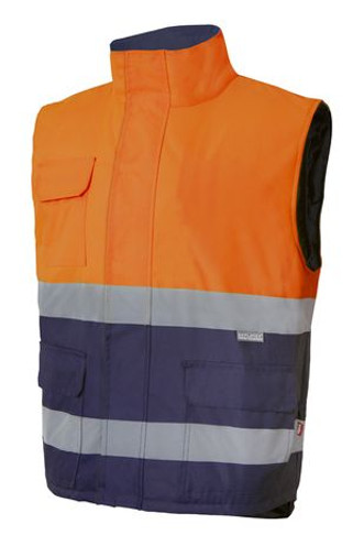 Velilla 305902 - GILET MATELASSÉ BICOLORE HV