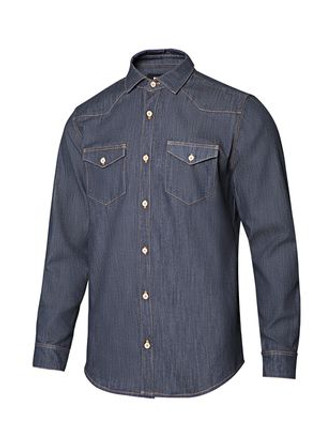 Velilla 405006S - MENS LS DENIM SHIRT