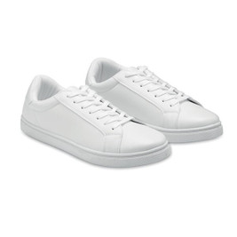 GiftRetail MO2042 - BLANCOS Lightweight PU Sneakers Size 42