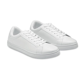 GiftRetail MO2045 - BLANCOS Lightweight PU Sneakers Size 45