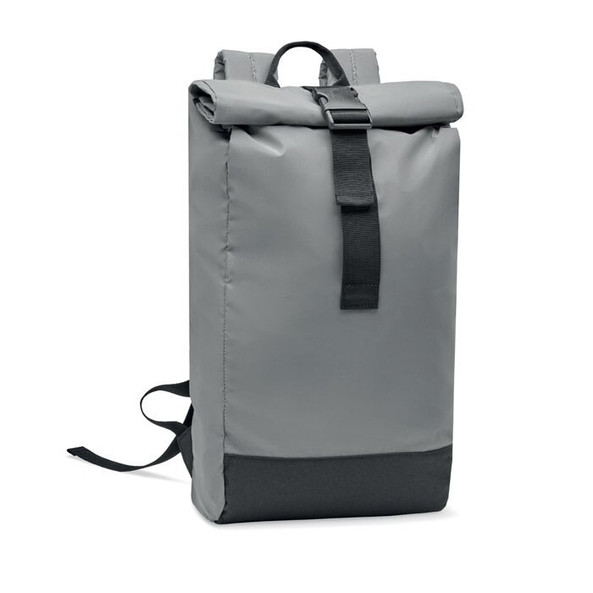 GiftRetail MO2056 - BRIGHT ROLLPACK High Reflective Rolltop Laptop Backpack 15 Inch