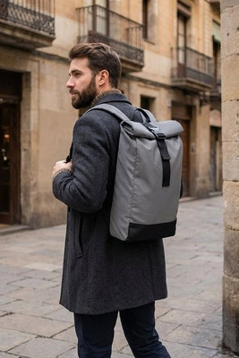 BRIGHT ROLLPACK High Reflective Rolltop Laptop Backpack 15 Inch - GiftRetail MO2056