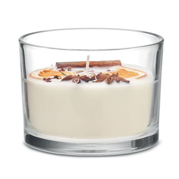 GiftRetail MO2078 - CITRUS Cinnamon Citrus Scented Plant Wax Candle 300g