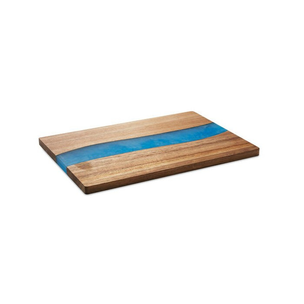 GiftRetail MO2086 - GROOVES Handcrafted Acacia Wood Cutting Board with Epoxy Detail