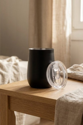 URSA Eco-Friendly Recycled Stainless Steel Travel Mug - GiftRetail MO2090