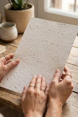 ASIDI Eco-Friendly A4 Wildflower Seed Paper Sheets - GiftRetail MO6914