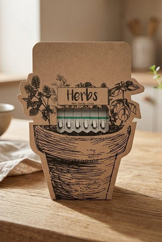 LEYTI Organic Herb Seed Sticks for Chives, Basil, Parsley - GiftRetail MO6927