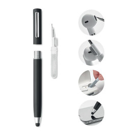 GiftRetail MO6936 - CLEANPEN Multifunction Stylus Pen with TWS Earbud Cleaner