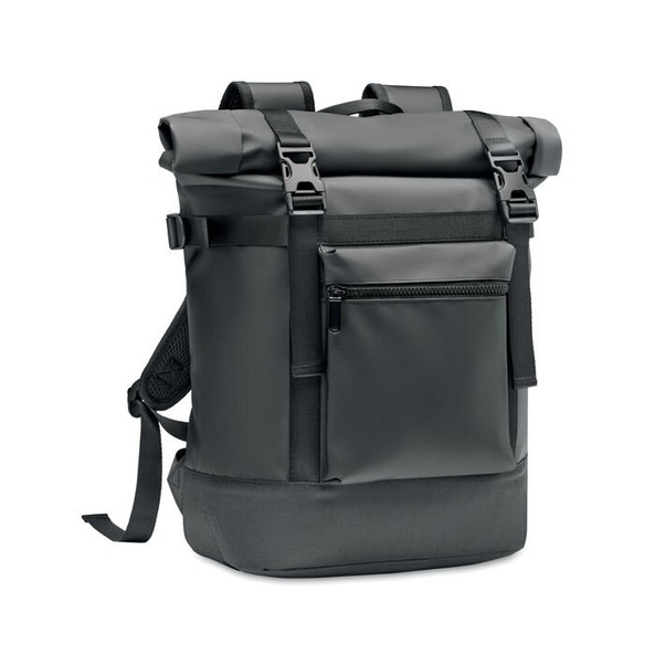GiftRetail MO6939 - JAYA BAG JAYA Rolltop Backpack with Padded Straps and Base
