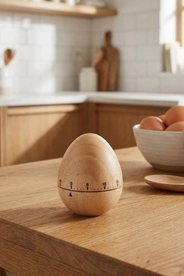 MUNA Eierwekker van dennenhout - GiftRetail MO6963