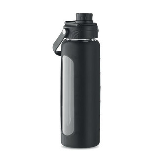 KEILA 750 ml Leak-Free Glass Bottle with Sleeve - GiftRetail MO6972