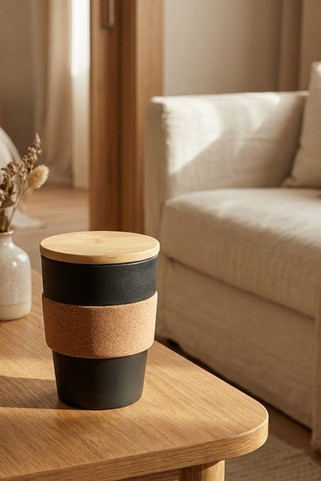 GALAO Eco-Friendly Recycled PP Tumbler with Bamboo Lid - GiftRetail MO6981