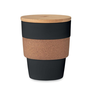 GALAO Eco-Friendly Recycled PP Tumbler with Bamboo Lid - GiftRetail MO6981
