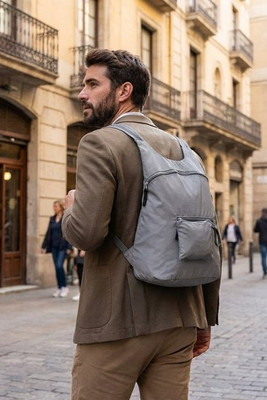 DESTELLO High Reflective Foldable Sports Backpack with Pocket - GiftRetail MO6983