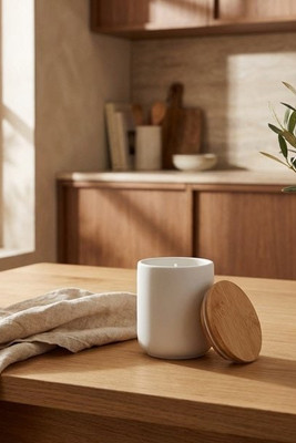 VEIKA Växtbaserat vaxljus 200 gr - GiftRetail MO6986