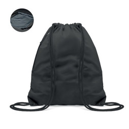 GiftRetail MO6994 - SHOOP BRIGHT Reflective Safety Drawstring Bag with Pocket