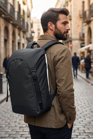 EIGER Zaino brillante in 190T - GiftRetail MO6995