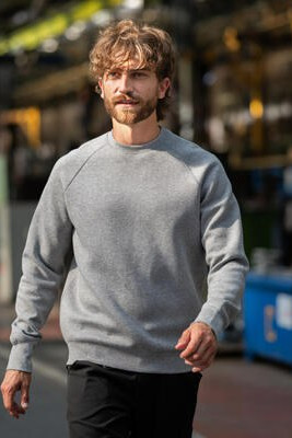 Rimeck W42 - Pull Sportif à Manches Raglan et Détails Contrastés