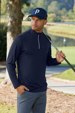 Puma Golf 539105 - Mens You-V Quarter-Zip