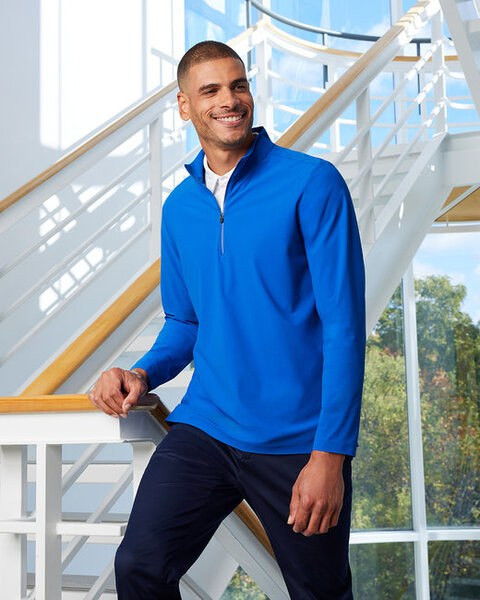 Devon & Jones DG410 - Crownlux Performance® Men's Windsor Welded Quarter-Zip