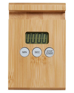 Prime Line FT010 - Home & Table Bamboo Timer & Stand