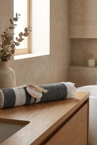 MAR SEAQUAL Eco-Friendly SEAQUAL® Recycled Hammam Towel 70x140cm - GiftRetail MO2057