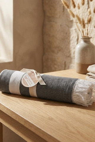 WAVE SEAQUAL Eco-Friendly SEAQUAL® Recycled Hammam Towel 100x170 - GiftRetail MO2058