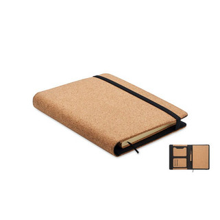 ORIGIN Eco-Friendly Cork A5 Portfolio with Refillable Notebook - GiftRetail MO2097