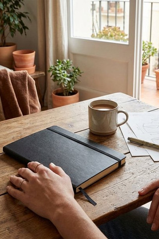 BRETA DIN A5 Notizbuch recycelt - GiftRetail MO2118