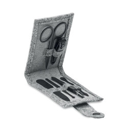 GiftRetail MO2140 - NAILKIT FELT Conjunto manicura em feltro