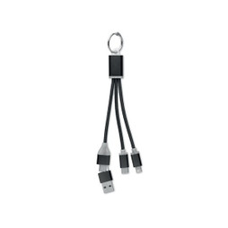 GiftRetail MO2141 - BLUE 4in1 Ladekabel Typ-C