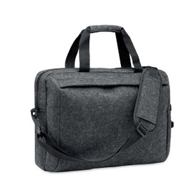 GiftRetail MO2165 - PLANA Eco-Friendly 15 Inch RPET Felt Laptop Bag with Strap