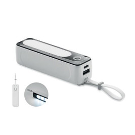 GiftRetail MO2178 - POWLIGHT 5000mAh Power Bank with COB LED Light