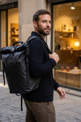 SCUBAROLL RPET Eco-Friendly Waterproof Rolltop Backpack 30L - GiftRetail MO2181