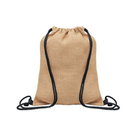 GiftRetail MO2190 - FUKURO Eco-Friendly Jute Drawstring Bag with Cotton Cord