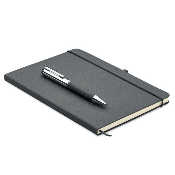 GiftRetail MO2195 - ELEGANOTE Eco-Friendly Recycled Leather Notebook Set