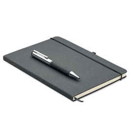 GiftRetail MO2195 - ELEGANOTE Eco-Friendly Recycled Leather Notebook Set