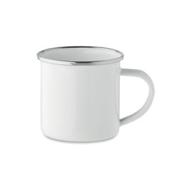 GiftRetail MO2202 - PLATEADO S Mug en émail pour sublimation